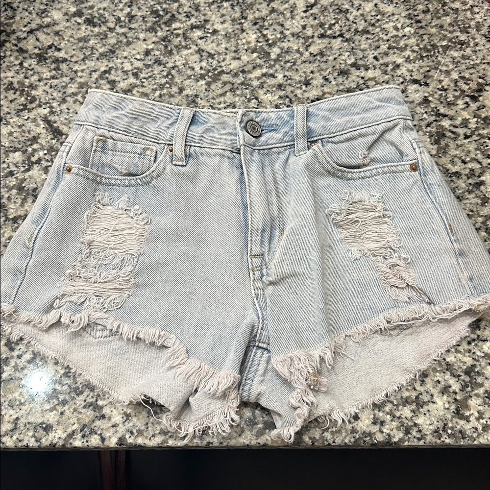PacSun Sky Blue Denim Shorts
